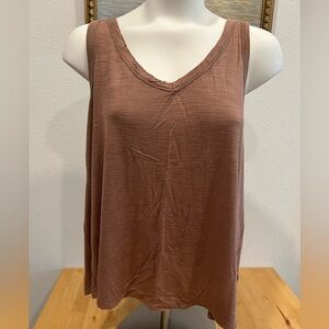 Old Navy Loose Tanks Women's Sleeveless Top in Peach & Brown Sz Medium